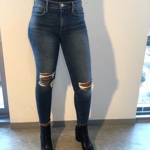 Frame Demin Le High Skinny Jeans Sz 27 Mint Cond